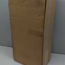 Brunswick Large, Steel, Post Mount Mailbox, Black with Brushed Nickel