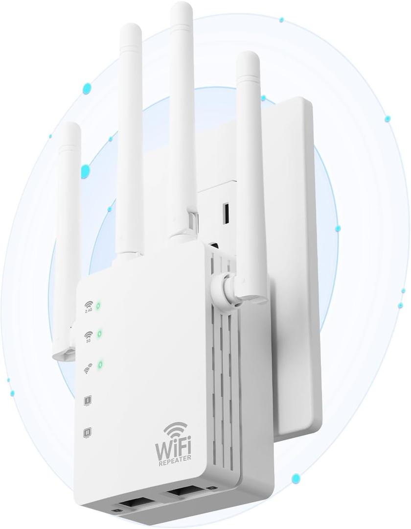 2025 WiFi Extenders Signal Booster with Dual Band 5GHz/2.4GHz-231213