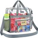 Bagenius Clear Bag Stadium Approved 12×6×12 Clear bag for Stadium Events Sports Concert Festival Work