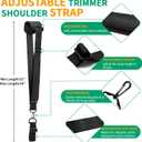 Trimmer Handle for Weedeater, String Trimmer Handle Extension Back Saver Grip for Weed Eater with Shoulder Strap Harness and Gloves, Ergonomic Grip for Lawn Care, Yard Trimming Edging