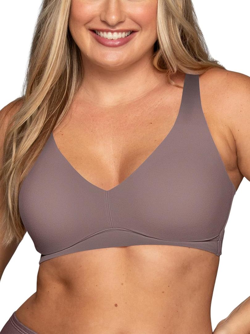 Vanity Fair Women's Beauty Back Smoothing Wireless Bra with Lift, Pink, 3XL