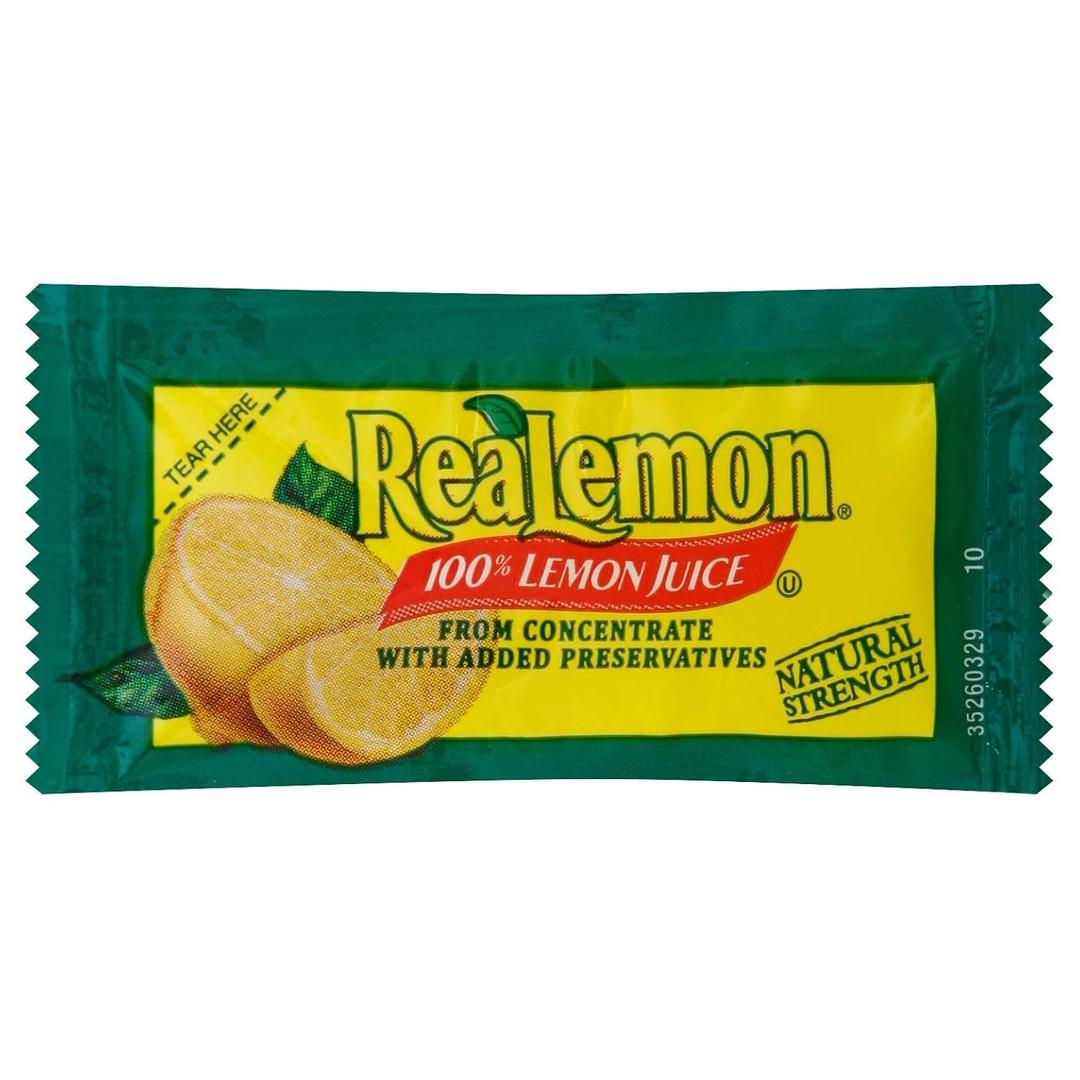 ReaLemon Lemon Juice, 0.14-Ounce Single Serve Packages (Pack of 200)