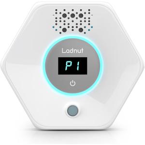 Cat Litter Odor Deodorizer - Ozone & Negative Ion Cat Odor Eliminator with Sensor Monitor, Safe Air Purifier for Pets,Odor Remover for Multi-Purpose Use