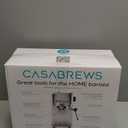 CASABREWS 3700 Essential Espresso Machine 20 Bar, Stainless Steel Cappuccino & Latte Machine with Steam Frother for Home, 43.9oz Water Tank, Coffee Gift for Women & Men, Silver