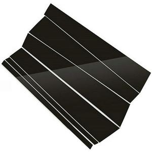 Door Window Panel Pillar Post Trim Cover for Honda Odyssey 2005 2006 2007 2008 2009 2010 Black ABS