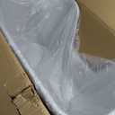 Extra Large Litter Box with High Sides 25" x17"x13" for Big Cats or Multi-Cats Household,Anti-Splashing Kitty Litter Box, Pet Safe Non-Stick Coating for Easier Cleaning & Superior Hygiene.(Grey)