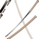 Sword Valley Demon Series Anime Sword - Slayers Katana｜40.9" Length｜Anime Original Texture Carbon Steel Blade Carving Symbol｜Non-Slip Grip｜for Cosplay & Display, Hashibira Inosuke