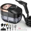 ODSD Steam Cleaner for Home & Car, 15s Fast Heating Handheld Steam Cleaner with 1.6L Tank, 3-Level Pressurized Steamer for Cleaning Tile, Grout, Sofa & Car Detailing (Black-Gold)