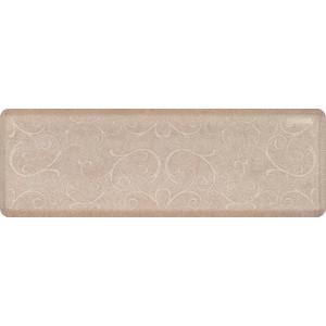 WellnessMats Bella Collection Anti-Fatigue Floor Mat, Polyurethane - Ergonomic Support Pad for Home, Kitchen, Garage, Office Standing Desk - Water Resistant - Made in USA