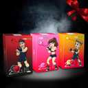 2 x TEKXYZ Reflex Ball with Counter App & Online Community, 2 Difficulty Levels Boxing Ball with Headband, Perfect for Reaction, Agility, Punching Speed, Fight Skill & Hand Eye Coordination Training (Black/Red)