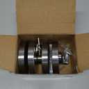 Glass Door Lock with Stainless Steel Double Bolts Swing Push, Double Sliding Security Door Lock with 5 Keys,Fits on 0.315 inch to 0.47 inch Thick Glass