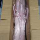 TOPIA HANGER Padded Hangers for Women Clothing,17-inch Satin Hangers 10 Pack Thick Foam Padded No Shoulder Bump for Sweaters, Coat, Blouses, Dresses-Pink,CT18P-10