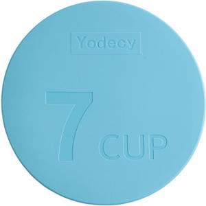 Yodecy Silicone Bowl Lid fit Pyrex Glass Bowls 7402-PC 7 Cup, Yodecy Silicone Bowl Lid fit Anchor Hocking Glass Bowls 7402-PC 7 Cup,Replacement Lid(1 Pack Blue)(Container not Included)