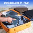 2 x XQXA Toiletry Bag for Men, Hanging Dopp Kit Water Resistant Travel makeup Bag for women, Mens Travel Bag Shaving Bag for Toiletries Accessories (Navy Blue)