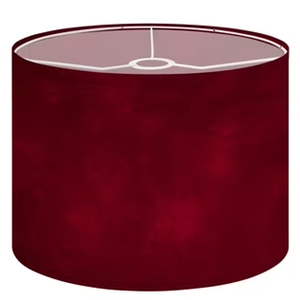 Drum Lamp Shades maroon Lamp Shade for Floor Lamps Table Lamps Pendant Light 11"x8.9" Linen Replacement Large Lampshades