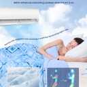 ZonLi Cooling Blankets for Hot Sleepers,All-Season Lightweight Cooling Blanket for Night Sweats,Cool Blanket Absorbs Body Heat to Keep Cool，Q-Max 0.45 Summer Blanket for Bed Sofa Couch,Rhombus Lattice
