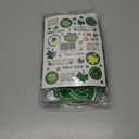 St Patricks Day Accessories for Women St Pattys Accessories Decorations Party Favor Packs Bulk Glasses Wristbands Necklace Green Beard Tattoo Stickers Slap Bracelets