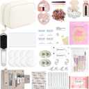 Women's Wedding Emergency Kit for Bride Wedding Survival Set with Makeup Bag, 42 Pc Wedding Daily Travel Essential Items