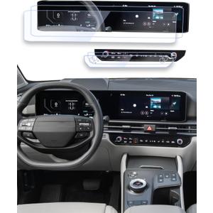 (Set of 2) 2026 Kia Sportage Screen Protector Fit For 2026 Kia Sportage/EV6 Dual 12.3-Inch ALL IN ONE Nano Film For 2026 Sportage(LX/EX/X-Line/SX/SX Prestige/X-Pro Prestige) AccessoriesNOT FIT 2025 )