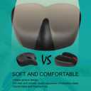 Comfortable Bicycle Saddle for Exercise and Road Bicycle Oversized Comfort Seat for Stationary Extra Wide Replacement Padded Bike Saddle Cushion for Women and Men