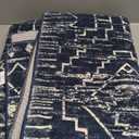 Wonnitar Moroccan 5x7 Blue Rugs for Living Room, Washable Geometric Tribal Bedroom Area Rug, Large Non-Shedding Soft Low Pile Stain Resistant Carpet for Den Kitchen Home Decor (Blue,5'x7')