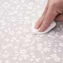 HappyFlute Splat Mat for Under High Chair/Art/Crafts/Playtime,Waterproof and Washable Splat Mat for Baby Feeding Supplies,43'x43' Square(Flowering Straw)