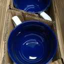 DOWAN Coffee Mugs Set of 4, 24 oz Large Coffee Mugs, Jumbo Soup Mugs With Handles, Ceramic Coffee Cups for Coffee Cereal Latte for Men Women, Housewarming Wedding Gift, Vintage Blue