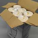 Lamosi 300 Pack Paper Cups 8 oz, Disposable Coffee Cups, Paper Coffee Cups 8 oz, White Hot/Cold Beverage Drinking Cup for Water Juice or Tea, Office Party Home Travel