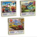 Bits and Pieces Value Set of 3-500 Piece Jigsaw Puzzles for Adults, Bulk Puzzles Featuring Colorful Unique Scenes - Perfect Puzzle Packs for Adults, Puzzles Bulk Bundle - Puzzle Size: 18" x 24"