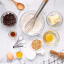 Farielyn-X 3.5in 4oz Small Glass Bowls, Mini Glass Containers, Ramekins, Prep, Pinch Bowl, Stackable Condiment Containers, for Prep, Dips, Nuts, Snacks, Candy Meal Prep Bowls, Dessert Bowls