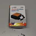 12V 200W Car Heater,2-in-1 Defroster & Defogger,Portable Car Heaters for Vehicle,Car Defroster Windshield Heater that Plugs into Cigarette Lighter with 360 Rotatable Base (Orange)