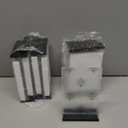 Acrylic Sign Holder 4x6, 12 Pack Clear Double Sided Menu Vertical Display Stand for Restaurants, Office, Store, Show Fair