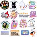 16PC Funny Work Magnets Cute Meme Fun Hilarious Witty Sarcastic Decor Goose Duck Skeleton Decorative Animal Accessories Kitchen Magnet for Refrigerator Locker Office Gifts for Coworkers Friends