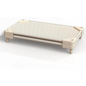 Daycare cots,Stackable Preschool Cot for Kids (Light Beige 2Pack), Standard