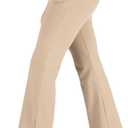 Yogipace,Belt Loops,Women's Petite/Regular/Tall Flare Yoga Dress Pants, XXL