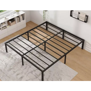 Black Metal Bed Frame 78"by 60" by 18" Unknown brand