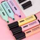 ZEYAR Highlighter, Chisel Tip Marker Pen, AP Certified, Assorted Colors, Water Based, Quick Dry (12 Colors)