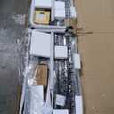 Rolanstar Daybed with Charging Station and LED Lights, Height Adjustable Twin Daybed with Trundle, Metal Sofa Bed Frame with Steel Slat Support for Living Room, Bedroom and Guest Room, Black