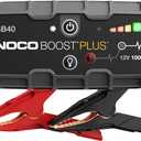 NOCO Boost GB40: 1000A UltraSafe Jump Starter  12V Lithium Battery Booster Pack, Portable Jump Box, Power Bank & Jumper Cables - for 6.0L Gas and 3.0L Diesel Engines