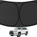 GX400 GX460 GX470 Customized Windshield Sun Shade for 2002-2023 2024 GX460 Front Window Sunshade Visor Protector Foldable Blocks UV Rays Keep Car Cooler Accessories