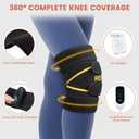 RENEO Electric Heating Pad for Knee Relief, Auto Shut-Off Wearable Knee Wrap, Elbow Heated Brace with Support, Discomfort Relief Gifts for Elders, 3 Heat Levels, Black