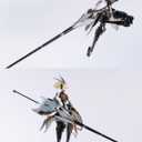 Pipigirl 1:10 Mech Action Figures, Rosa Project Star Flower Lily MK3, Mecha Musume, Height 7.87 inch Collectible Mecha Action Figures Kits