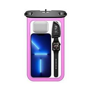 Temdan 2 Pcs Floating Waterproof Phone Pouch,[Up to 10" Large] Universal IPX8 Waterproof Cell Phone Dry Bag with Lanyard for iPhone 16 Pro Max/16E/15/14/13/12/11,Galaxy S25 Ultra/S24/S23 for Vacation