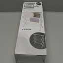 ZOES HOMEWARE 2026 Enhanced Clothes Drying Rack | Foldable Drying Rack Clothing for Laundry | Small Collapsible Portable Dryers for Laundry | Use for Indoor & Outdoor | White 37.5"x29"x12"