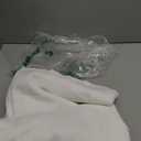 Pinch Pleated Solid White Sheer Curtains 96 Inches Long for Living Room 2 Panels Set, Neutral Thick Linen Viral Curtain Light Filtering Privacy Dining Room Floor to Ceiling Window Drapes 8 FT 2 Burg