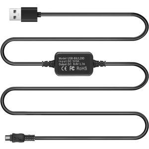 TKDY for Sony Handycam Charger USB Power Cord, AC-L200 ACL200 Power Adapter for DCR-SX40 DCR-SX44 DCR-SR45 DCR-SR47 DCR-SX63 DCR-SX65 DCR-SX85 DVD108 DVD610 DCR-SR62 DCR-SR68 Camcorder.