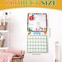 Eaasty Baby's First Year Calendar with 102 Stickers Baby Memory Book 1st Years Milestone Calendar Baby's First Year Scrapbook Nursery Wall Decoration for New Mom and Newborn Girls Boys(Caterpillar), 9.8 x 9.8 inches