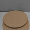 PATIKIL 4 Pack 12" 304mm OD Ceramic Drying Slab, 8mm 1/3" Thick Round Clay Wedging Board Sculpture Base Plate Pottery Wheel Bats Without Holes, Sand Table Baking Model Bottom Block