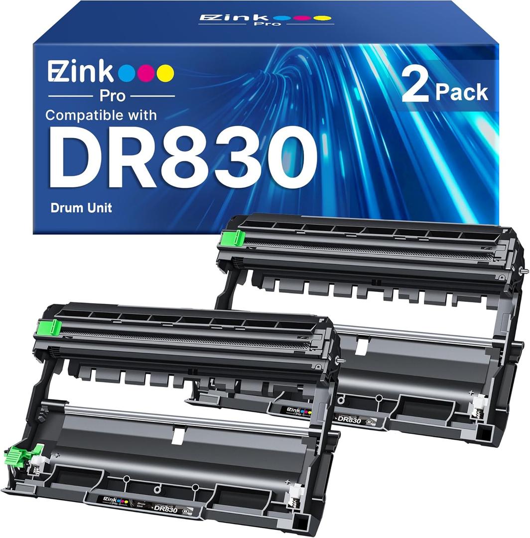 E-Z Ink Pro DR830 Drum Unit 1 Compatible Replacement for Brother DR830 Drum Unit DR-830 TN830 TN-830 to use with HL-L2460DW DCP-L2640DW HL-L2480DW HL-L2400D HL-L2405W MFC-L2820DW Printer