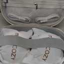 Momcozy M5 Hands-Free Wearable Breast Pump, Double-Sealed Flange for Baby-Like Comfort, 3 Modes & 9 Suction Levels, Portable Electric Pump  24mm, 2-Pack Cozy Red